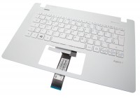 Acer Tastatur Deutsch (DE) + Top case weiß Aspire V3-372 Serie (Original)