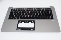 Acer Tastatur US-Int. (US) + Topcase silber Swift 3 SF314-51 Serie (Original)