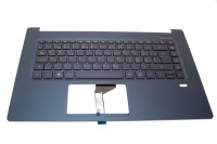 Acer Tastatur beleuchtet Schweiz (CH) + Topc ase blau / gold Swift 5 SF515-51T Serie (Original)