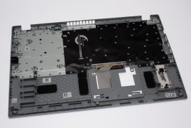 Acer Tastatur beleuchtet Deutsch (DE) + Top case silber Aspire 5 A515-56G Serie (Original)