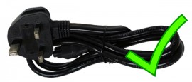 Acer Power Supply / AC Adaptor 19V / 2,37A / 45W with Power Cord UK / GB / IE Aspire ES1-422 Serie (Original)