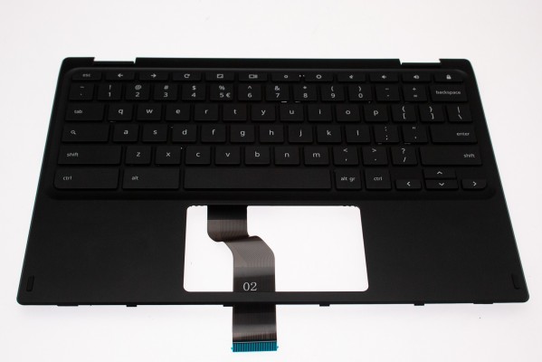 Acer Tastatur US-Int. (US) + Topcase schwarz Acer Chromebook 11 C738T Serie (Original)