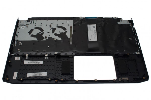 Acer Tastatur beleuchtet US-Int. hebräisch (US/IL) + Topcase schwarz Aspire Nitro 5 AN515-54 Serie (Original)