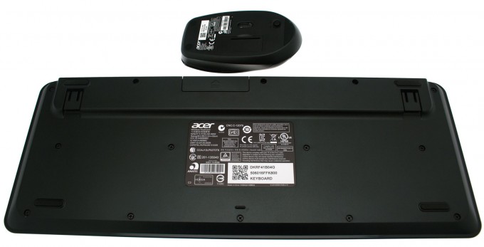 Original Acer Tastatur / Maus SET französisch (FR) schwarz Aspire Z22-780 Serie