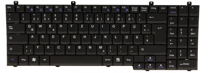 Packard Bell Tastatur (Deutsch) / DRAGON GT KBD GE EasyNote SW86 Serie (Original)