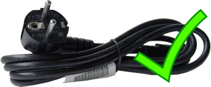 Acer Power Supply / AC Adaptor 19V / 3,42A / 65W Auto-Off mit Netzstecker EU Aspire 5538 Serie (Original)