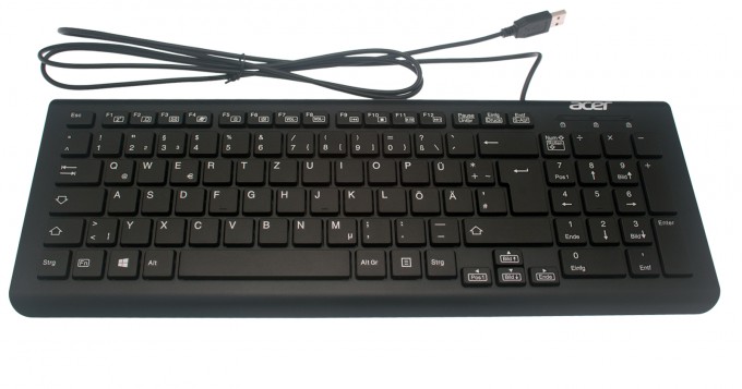 Acer USB Tastatur Deutsch (DE) schwarz Aspire XC-115 Serie (Original)