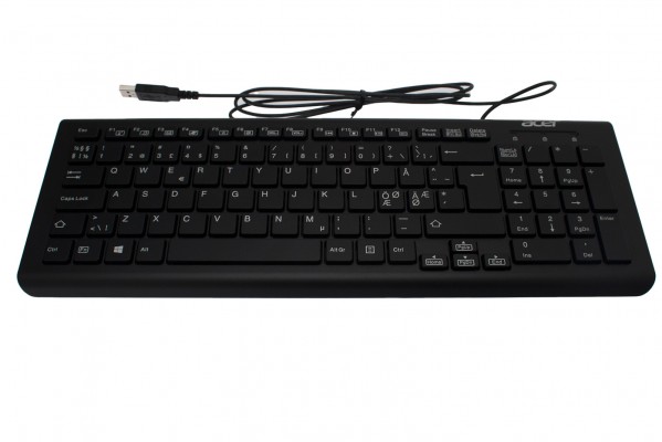 Acer USB Tastatur skandinavisch (NORDIC) schwarz Aspire GX-781 Serie (Original)
