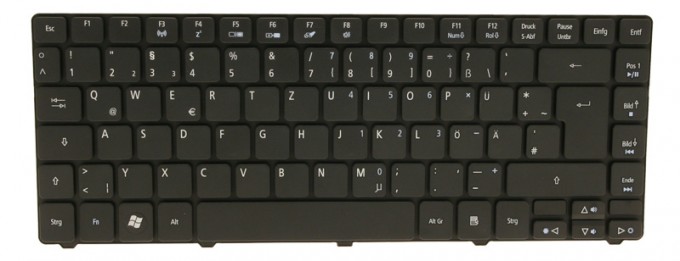 Tastatur deutsch (DE) schwarz Acer Aspire 4820 Serie (Alternative)