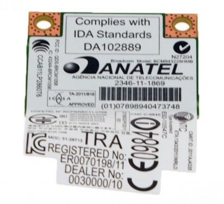 Acer Wireless LAN Karte / W-LAN Board mit Bluetooth Aspire M5-481TG Serie (Original)