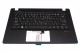 Acer Tastatur Englisch-US-Int. (US) + Top case schwarz Aspire V3-372 Serie (Original)