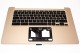 Acer Tastatur Nordisch (NORDIC) + Top case gold Acer Chromebook 14 CB3-431 Serie (Original)
