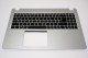 Acer Tastatur beleuchtet Deutsch (DE) + Top case silber Aspire 5 A515-52 Serie (Original)