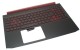 Acer Tastatur beleuchtet deutsch (DE) + Topcase schwarz Aspire Nitro 5 AN515-43 Serie (Original)