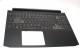 Acer Tastatur beleuchtet Deutsch (DE) + Top case schwarz RGB Nitro 5 AN515-45 Serie (Original)
