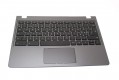 Acer Tastatur Nordisch (NORDIC) + Top case grau Acer Chromebook 11 C740 Serie (Original)