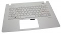 Original Acer Tastatur skandinavisch (NORDIC) + Top Case weiß Aspire V3-331 Serie