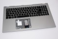 Acer Tastatur beleuchtet Deutsch (DE) + Top case silber Aspire 5 A515-56 Serie (Original)