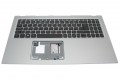 Acer Tastatur beleuchtet Schweiz (CH) + Top case silber Aspire 5 A515-56G Serie (Original)