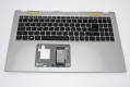 Acer Tastatur US-Int. (US) + Topcase silber Aspire 5 A515-56 Serie (Original)