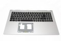 Acer Tastatur Ukrainisch (UA) + Top case silber Aspire 1 A115-32 Serie (Original)