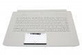Acer Tastatur beleuchtet deutsch (DE) + Topcase weiß Acer ConceptD 7 Pro CN715-71P Serie (Original)