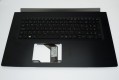 Acer Tastatur tschechisch slovakisch (CZ/SK) + Topcase schwarz Aspire 7 A717-71G Serie (Original)