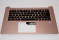 Acer Tastatur beleuchtet deutsch (DE) + Topcase pink / schwarz Swift 3 SF314-52 Serie (Original)