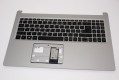 Acer Tastatur beleuchtet schweizerisch (CH) + Topcase silber Aspire 5 A515-54 Serie (Original)