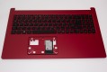 Acer Tastatur beleuchtet deutsch (DE) + Topcase rot Aspire 5 A515-54G Serie (Original)