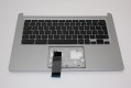 Acer Tastatur Deutsch (DE) + Top case silber Acer Chromebook 14 CB314-1H (Original)