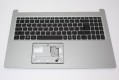 Acer Tastatur beleuchtet Deutsch (DE) + Topccase silber Aspire 5 A515-45G Serie (Original)