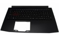 Acer Tastatur beleuchtet skandinavisch (NORDIC) + Topcase schwarz Predator Helios 300 G3-572 Serie (Original)
