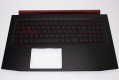 Acer Tastatur beleuchtet Schweiz/Deutsch (CH) + Top case schwarz Aspire Nitro 5 AN515-51 Serie (Original)