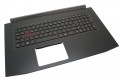 Acer Tastatur beleuchtet deutsch (DE) + Topcase schwarz Predator Helios 300 PH317-52 Serie (Original)