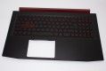 Acer Tastatur beleuchtet Deutsch (DE) + Top case schwarz Aspire Nitro 5 AN515-42 Serie (Original)
