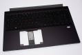 Acer Tastatur beleuchtet Deutsch (DE) + Top case schwarz Aspire 7 A715-74G Serie (Original)