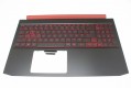 Acer Tastatur beleuchtet Französisch (FR) + Top case schwarz Aspire Nitro 5 AN515-54 Serie (Original)