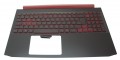 Acer Tastatur beleuchtet Deutsch (DE) + Top case schwarz Aspire Nitro 5 AN515-54 Serie (Original)
