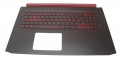 Acer Tastatur beleuchtet deutsch (DE) + Top case schwarz Aspire Nitro 5 AN517-51 Serie (Original)