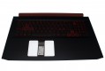 Acer Tastatur beleuchtet skandinavisch (NORDIC) + Topcase schwarz Aspire Nitro 5 AN517-51 Serie (Original)