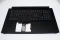 Acer Tastatur beleuchtet skandinavisch (NORDIC) + Topcase schwarz Predator Helios 300 PH317-53 Serie (Original)