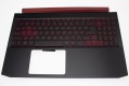 Acer Tastatur beleuchtet Englisch-US-Int. (US) + Top case schwarz Aspire Nitro 5 AN515-43 Serie (Original)