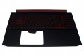 Acer Tastatur beleuchtet skandinavisch (NORDIC) + Topcase schwarz Aspire Nitro 5 AN515-43 Serie (Original)
