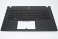 Acer Tastatur beleuchtet Deutsch (DE) + Top case schwarz TravelMate P6 P614-51-G2 Serie (Original)